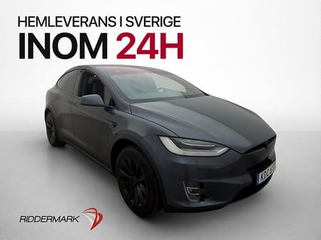 Tesla Model X Performance Ludicrous 6-Sits Svensksåld Drag