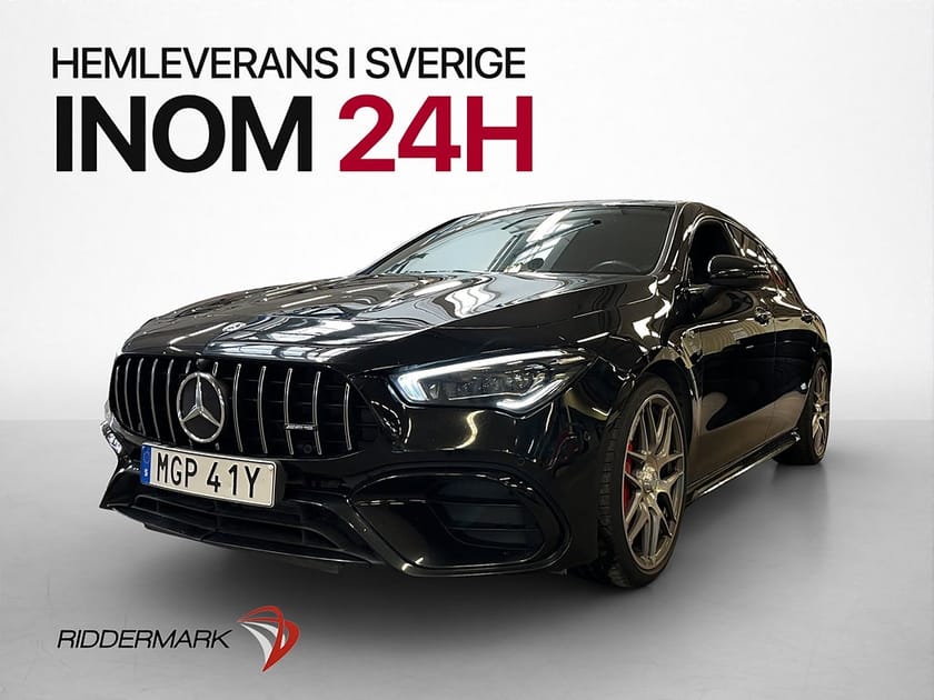 Bild 1 av Mercedes-Benz AMG CLA 45 S 4MATIC+ Shooting Brake CLA45 4M 421hk Pano Burmester Nav Kamera