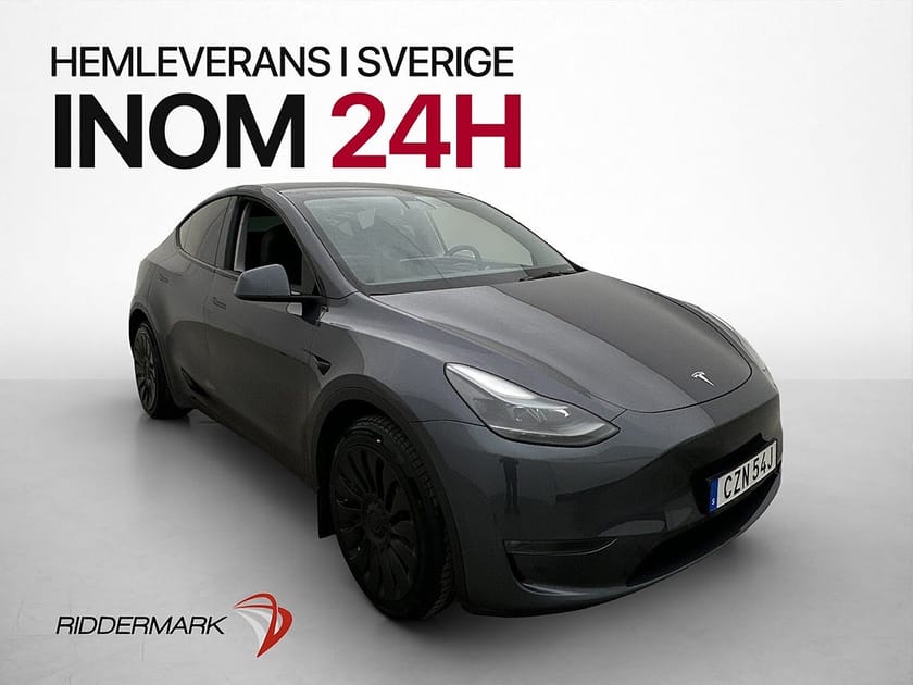 Bild 1 av Tesla Model Y Long Range AWD Svensksåld Dragkrok MOMS