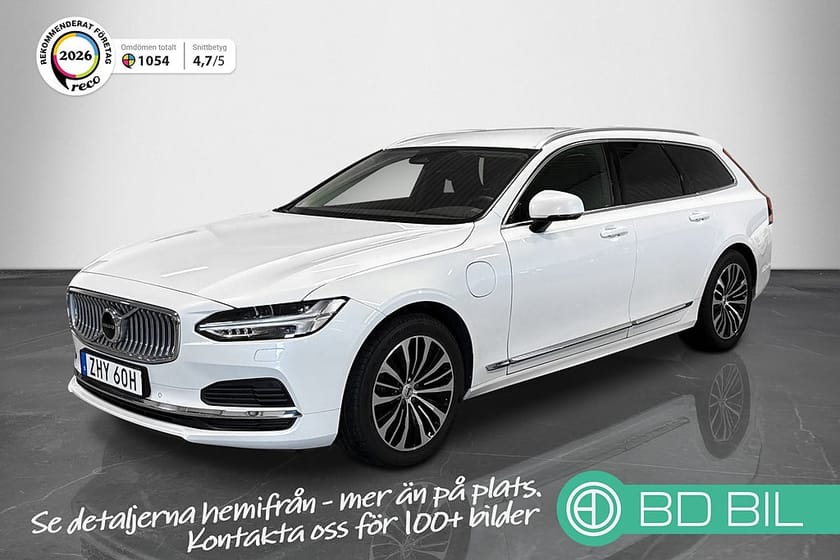 Bild 1 av Volvo V90 Recharge T6 AWD DRAGKROK BACKKAMERA SKINN