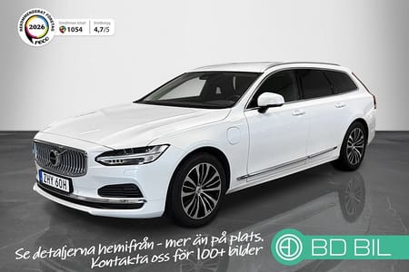 Volvo V90 Recharge T6 AWD DRAGKROK BACKKAMERA SKINN