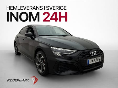 Audi A3 Sportback 45 TFSI e 245hk S-Line Cockpit P-Sensorer CarPlay