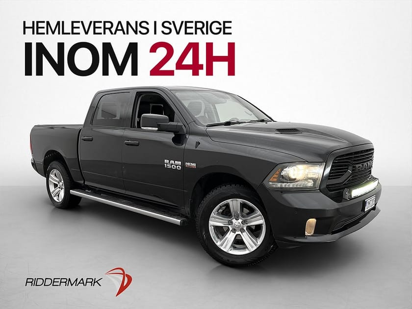 Bild 3 av RAM 1500 Crew Cab Dodge Sport 5.7 4x4 395hk Luftfjädring Drag Kamera Skinn
