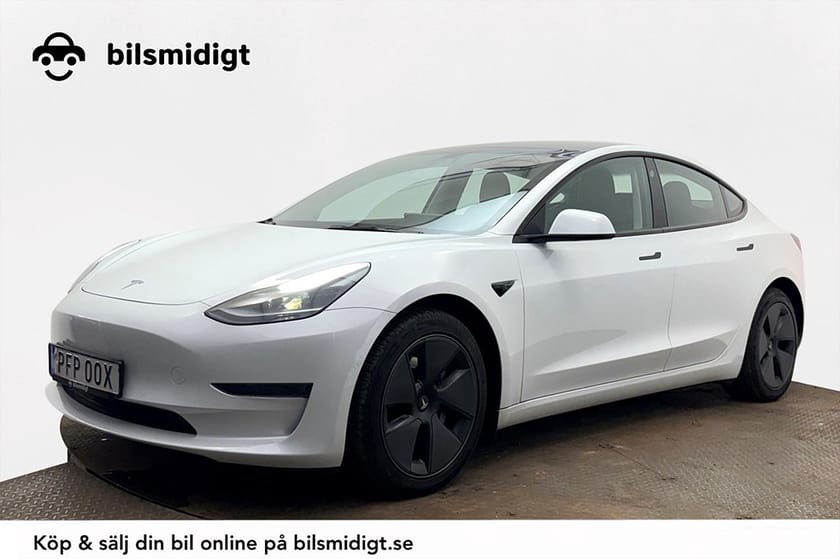 Bild 1 av Tesla Model 3 Long Range AWD Pano Läder AutoPilot MOMS 440hk