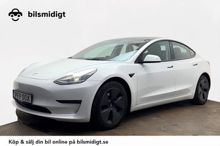 Tesla Model 3 Long Range AWD Pano Läder AutoPilot MOMS 440hk