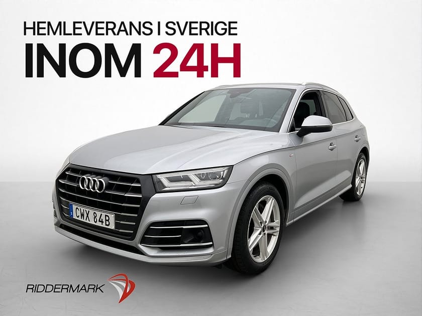 Bild 1 av Audi Q5 55 TFSI e quattro 367hk S-Line Dragkrok Halvskinn