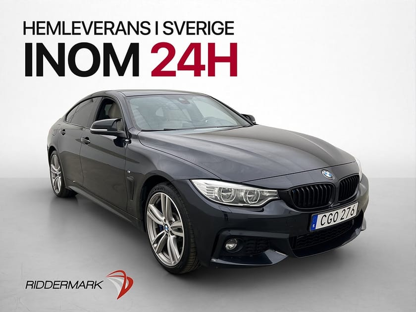 Bild 1 av BMW 428i xDrive Gran Coupé 428 245hk M Sport Kamera H/K Skinn