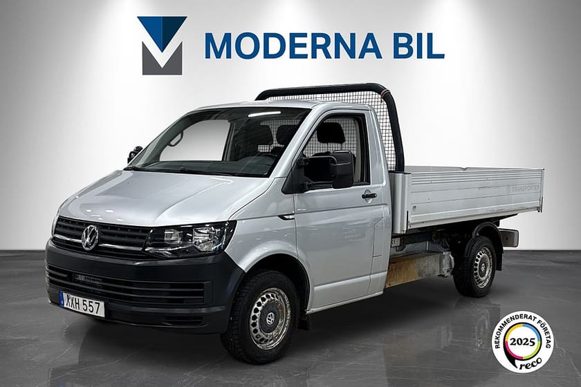 Bild 1 av Volkswagen Transporter Chassi Cab T30 2.0 TDI 140hk Tipflak Dvärm Drag Nyserv-+Nybes Moms