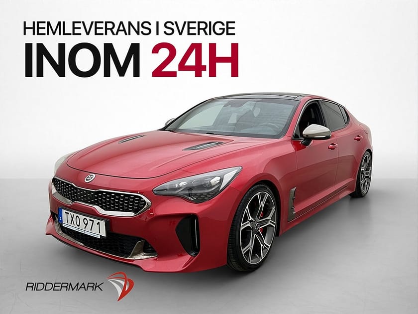 Bild 3 av Kia Stinger GT AWD 370hk Pano 360° HUD CarPlay Navi Skinn