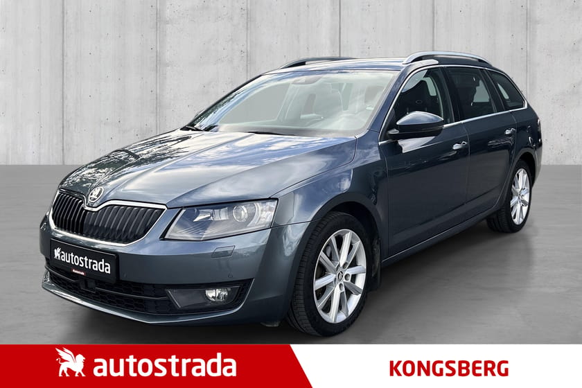 Bilde 1 av Škoda Octavia Stasjonsvogn 1,4 150hk Elegance/Webasto/El.skinn/Cruise/Krok/Navi++