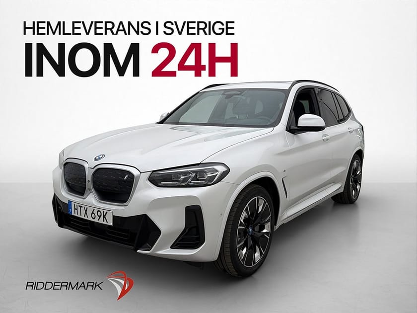 Bild 1 av BMW iX3 286hk M Sport Pano H/K Head Up Drag 360° Skinn Navi