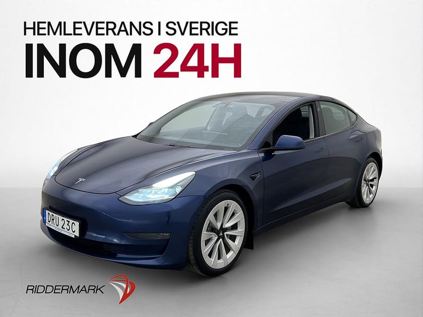 Bild 1 av Tesla Model 3 Long Range AWD Värmepump Adp-fart Drag Pano