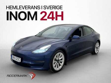 Tesla Model 3 Long Range AWD Värmepump Adp-fart Drag Pano
