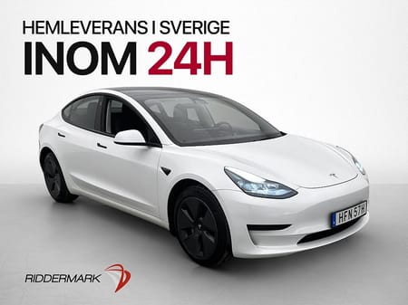 Tesla Model 3 Standard Range 283hk Autopilot Svensksåld MOMS
