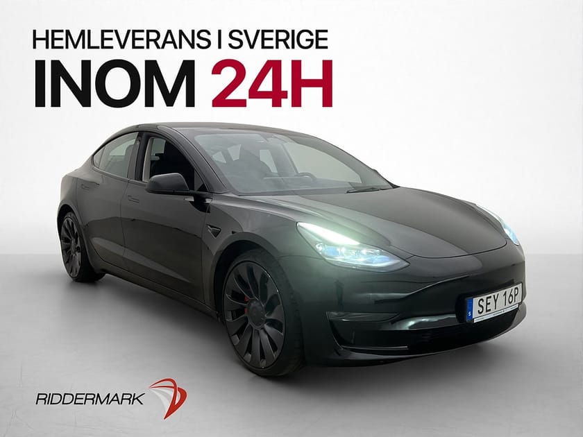 Bild 4 av Tesla Model 3 Performance 513hk  Autopilot Panorama MOMS