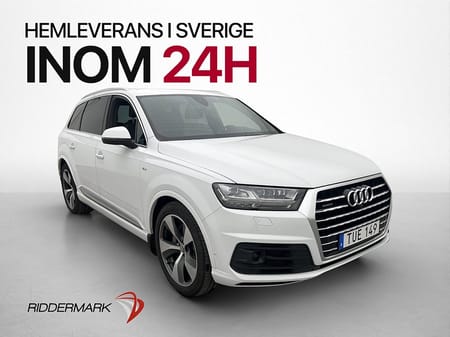 Audi Q7 50 TDI quattro S-Line 7-Sits Cockpit Luft Värmare BOSE 360°