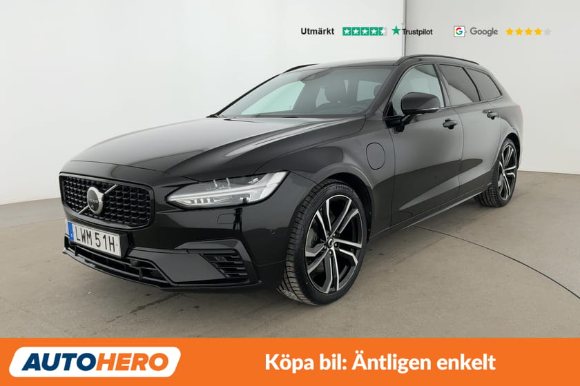 Bild 1 av Volvo V90 2.0 T6 PHEV R Design AWD / Drag, 360°, HUD, Pano