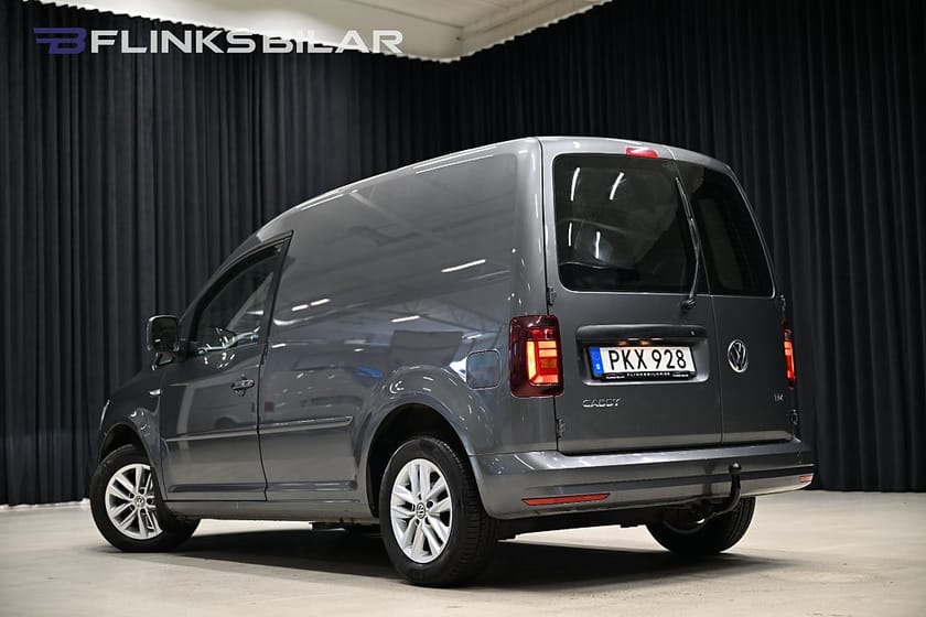 Bild 4 av Volkswagen Caddy Van DSG 102HK Nedlackad|LED|Girafflucka|Drag|Värmare|1Ägare