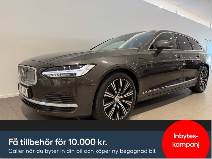 Bild 1 av Volvo V90 Recharge T6 Inscription / Navigation / Panoramaglas tak / 10 000kr tillbehör / dragkrok /Minnesstol /