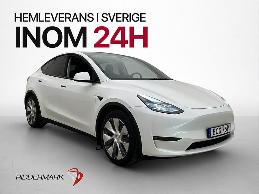 Bild 1 av Tesla Model Y Long Range AWD 514hk Pano Värmepump AP MOMS