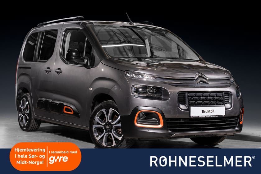 Bilde 1 av Citroën Berlingo 1.5 HDI 130HK XTR Automat|Kam|Carplay|Cruise|Pano|HUD++