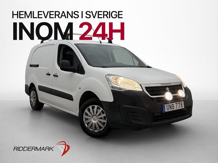 Bild 1 av Peugeot Partner Van Utökad Last L2 Ny-Kamrem PDC Värmare Drag Farthållare