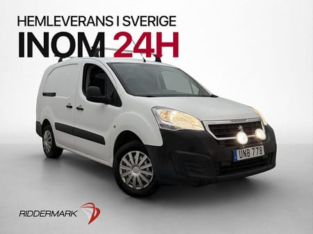Peugeot Partner Van Utökad Last L2 Ny-Kamrem PDC Värmare Drag Farthållare