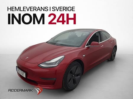 Tesla Model 3 Long Range AWD Pano AP Svensksåld