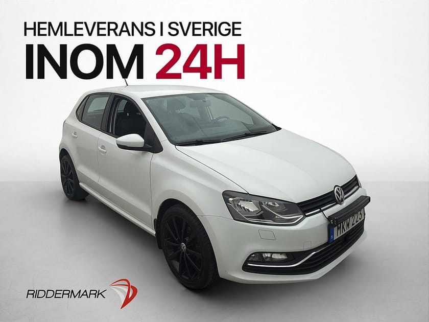 Bild 1 av Volkswagen Polo 1.2 TSI Få brukare Adaptiv-Fart Låg skatt