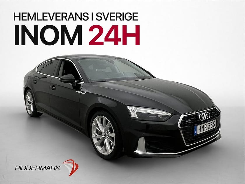 Bild 1 av Audi A5 Sportback 45 TFSI quattro Q Comfort Matrix Kamera Sportstolar P-Sensor