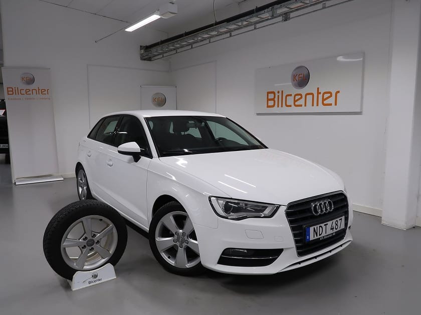 Bild 1 av Audi A3 Sportback 2.0 TDI V-Däck ingår Aut-Bang&Olufsen-Farth-Parksens-BT