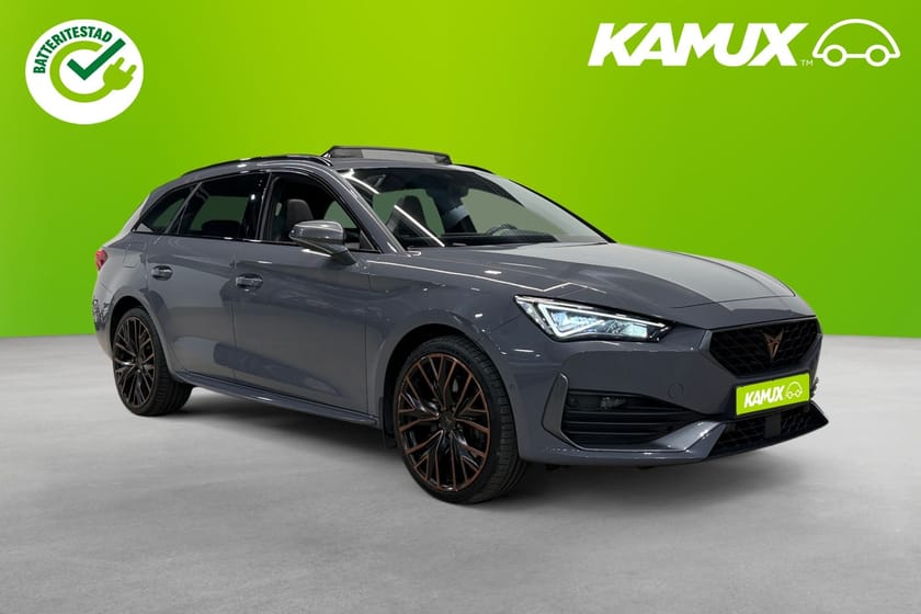 Bild 1 av CUPRA Leon Sportstourer e-Hybrid 245 HK GRILL PÅ KÖPET Pano Cockpit B-Kamera Halvskinn Carplay Drag