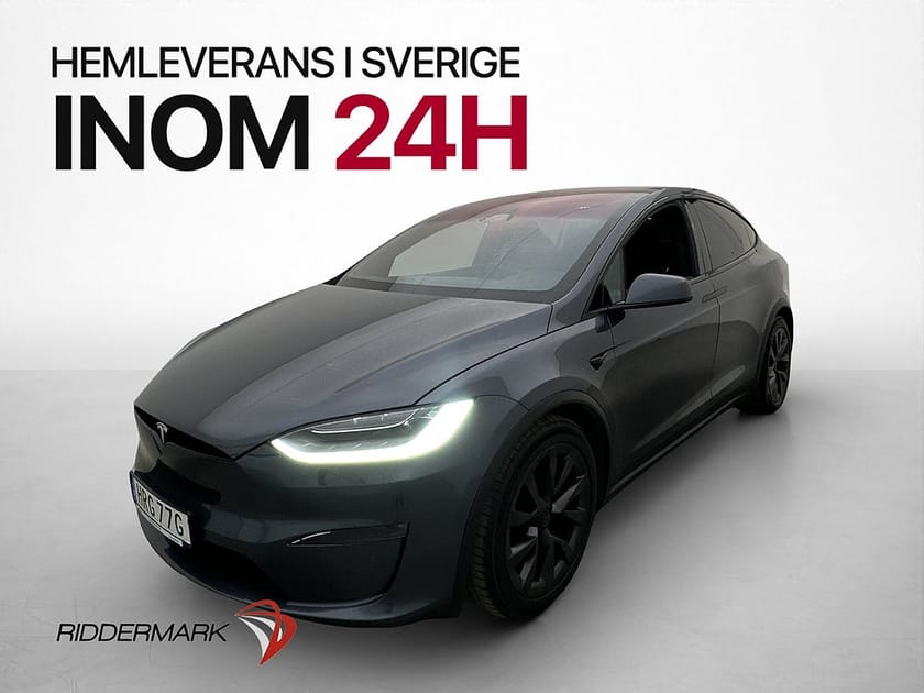 Bild 3 av Tesla Model X Plaid 1020hk Luft 6-Sits Yoke Dragkrok MOMS