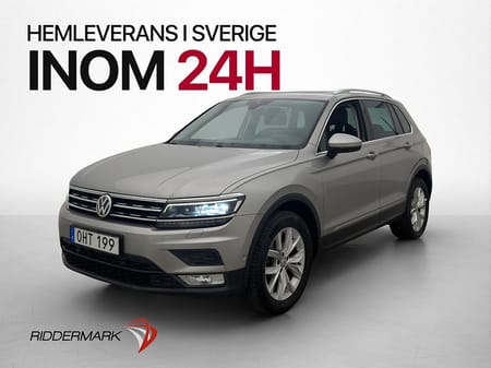 Volkswagen Tiguan 180hk 4M Skinn Pano Värmare Cockpit Drag
