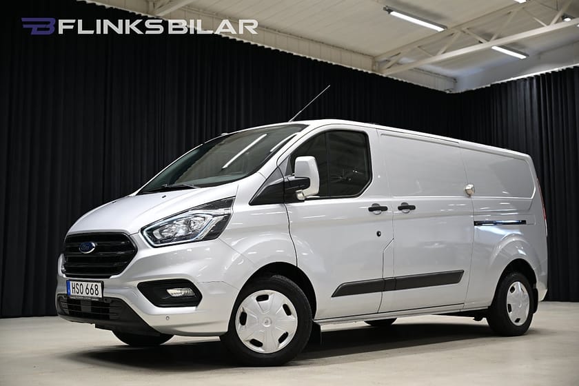 Bild 2 av Ford Transit Custom 340 130HK L2|Dubbeldörr|Drag|Värmare|NyKamrem|Moms