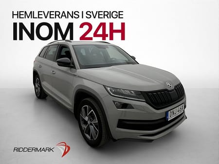 Škoda Kodiaq Skoda 2.0 TDI 4x4 200hk Sportline Värmare Drag Canton