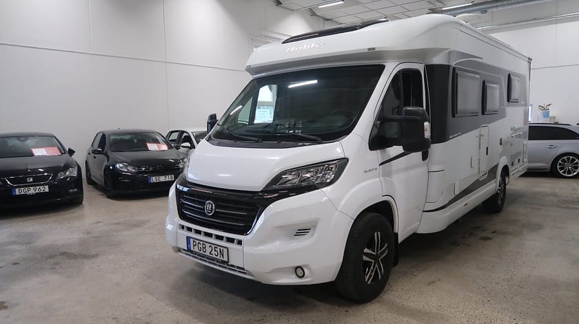 Bild 5 av Hobby Campervan Fiat Optima Premium T70 E Långbädd 3500kg 150hk
