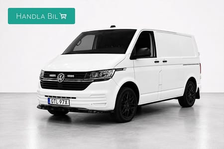 Volkswagen Transporter T30 2.0 TDI 4M Dubbeldörr 3-sits D-Värm Moms Drag 150hk