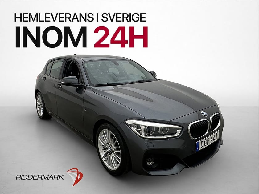 Bild 1 av BMW 118i M Sport P-sensorer Skinn Farthållare Bluetooth