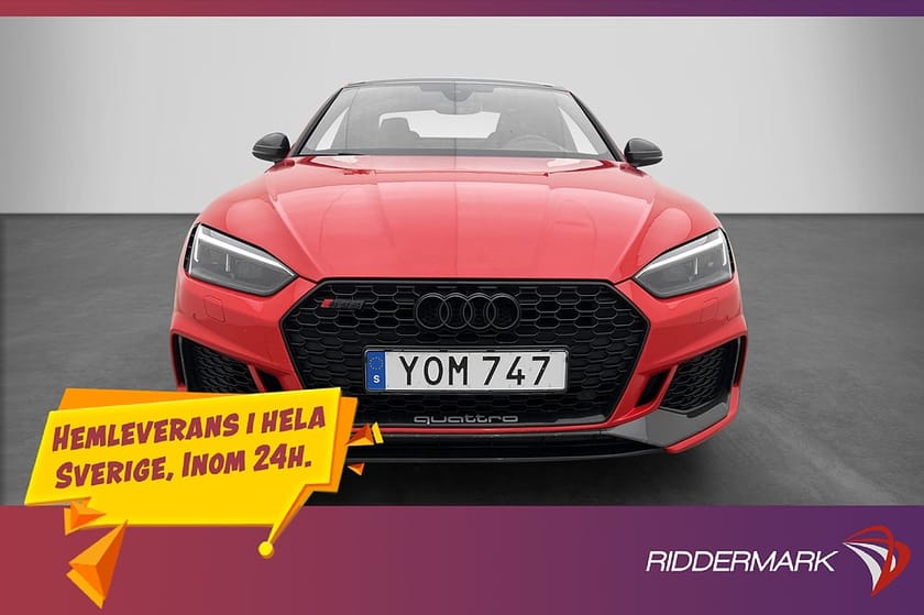 Bild 2 av Audi RS 5 Coupé RS5 Q 450hk Keramiska B&O HUD Massage Kolfiber
