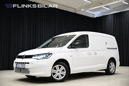 Volkswagen Caddy Cargo Maxi DSG 122HK Nedlackad|LED|Dubbeldörr|Inredd|Leasbar|SeUtr