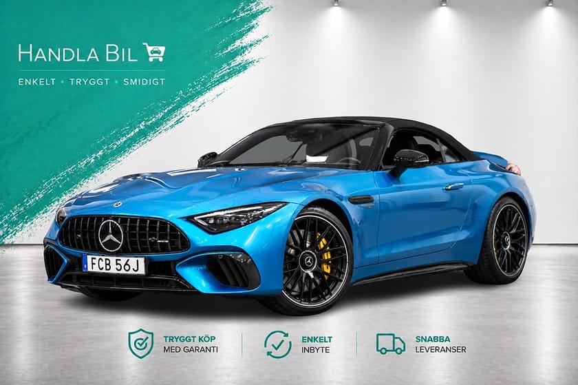 Bild 1 av Mercedes-Benz AMG SL 63 4MATIC+ 4M+ Massage Burmester HUD 585hk