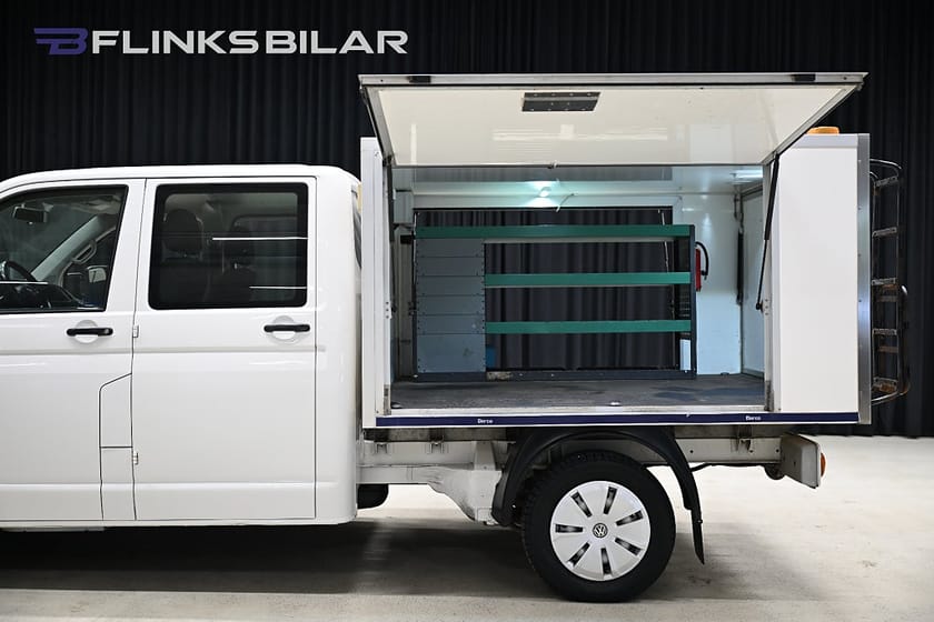 Bild 5 av Volkswagen Transporter Chassi Dubbelhytt 4Motion 150HK Dubbelhytt|Kåpa|Inredd|Inverter|Leasbar