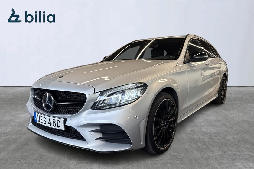 Bild 1 av Mercedes-Benz C 220 T d 4MATIC – Night Edition, Vhjul dubb, drag, backkamera