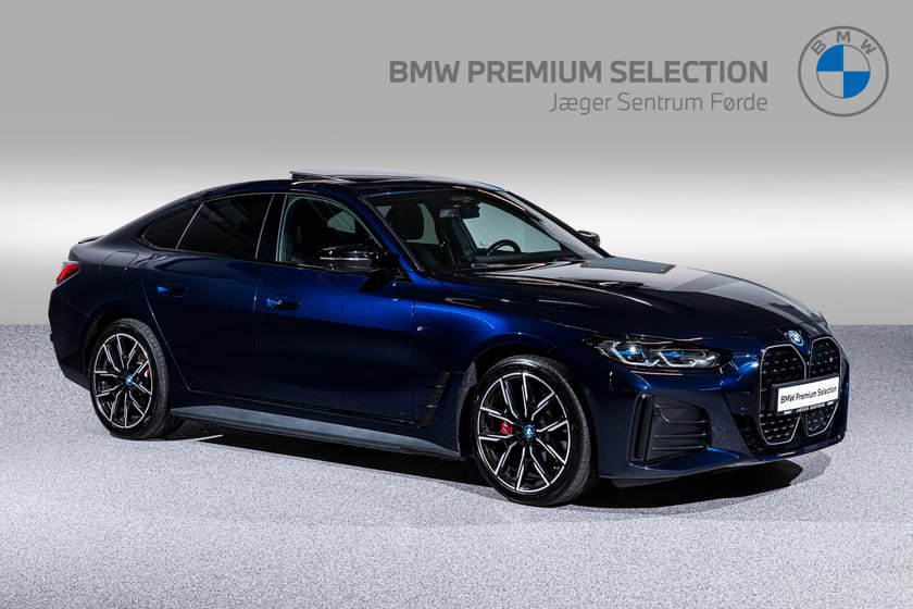 Bilde 1 av BMW i4 M50 xDrive Gran Coupé M Sport PRO-Harman/Kardon-Skinn-Soltak
