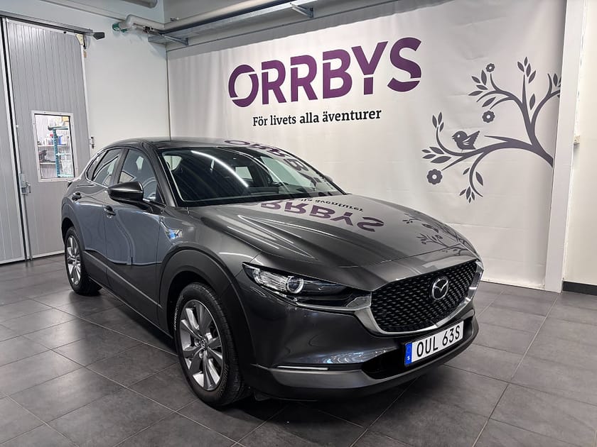 Bild 1 av Mazda CX-30 2.0 Hybrid 150hk Sky, Aut, Rattvärme, V-hjul, Nav, Drag
