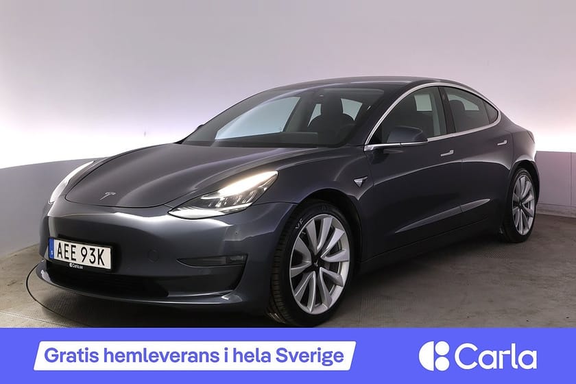 Bild 1 av Tesla Model 3 Long Range AWD EAP Uppgr. Autopilot Panorama