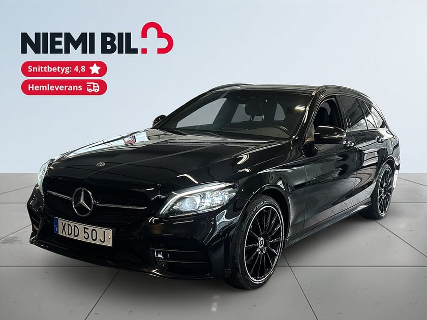 Bild 1 av Mercedes-Benz C 220 T d 4MATIC 4M AMG & Night Pkt Kamera/Drag/Dvärm/Cockpit