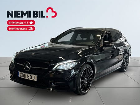 Mercedes-Benz C 220 T d 4MATIC 4M AMG & Night Pkt Kamera/Drag/Dvärm/Cockpit