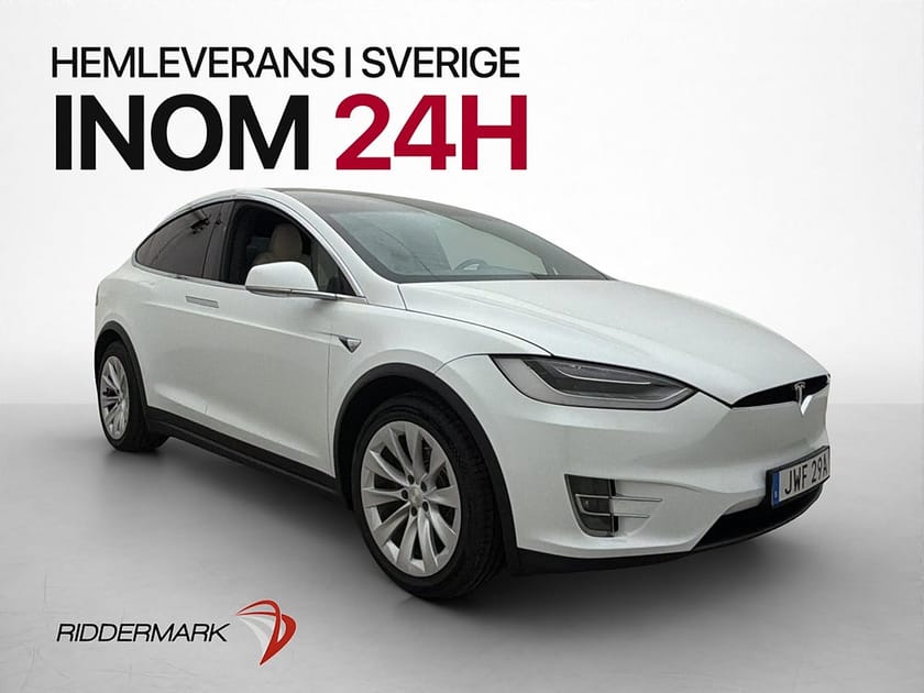 Bild 1 av Tesla Model X Long Range AWD 7-Sits Dragkrok AP MOMS